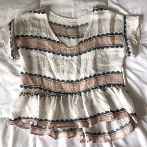 ruffled summer shirt